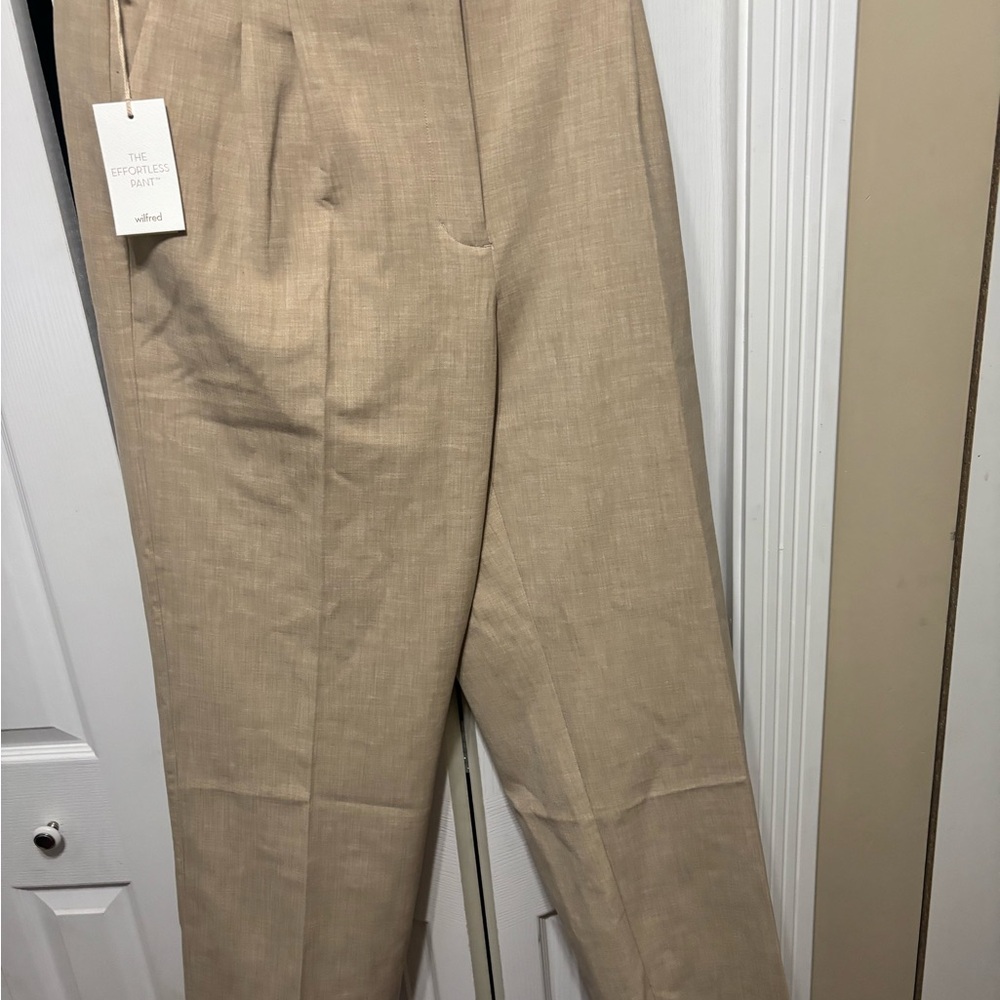 Wilfred Beige Effortless Tailored Pants